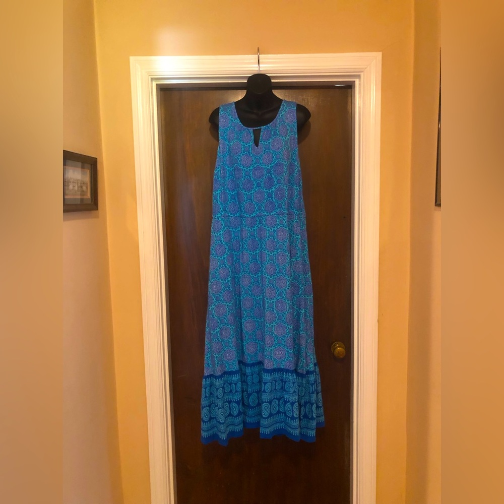 Talbots Maxi Dress - 53” in Length - size 1x - NWOT